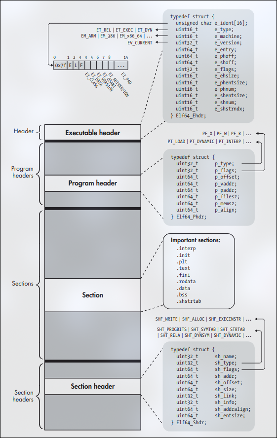 A 64 bit ELF binary